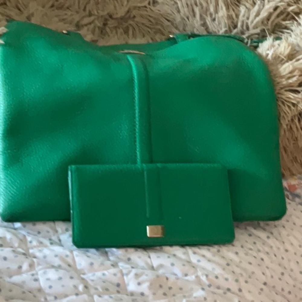 Cole Haan Green leather bag